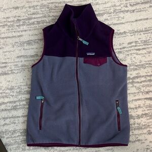 Patagonia Purple and Lavender Fleece Vest